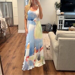 Alice + Olivia Multicolor Maxi Dress